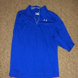 Under Armour blue quarter zip